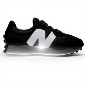 New Balance 327 Baskets Homme Noir Blanc Qualité Confort