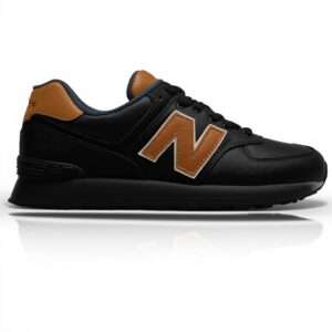 Baskets New Balance Homme Noir Beige Style Rétro Confort