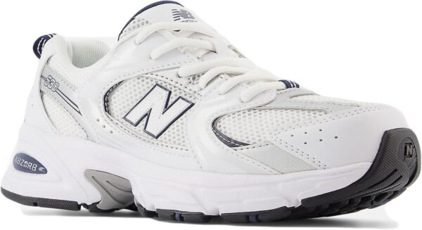 New Balance 530 Baskets mode garçon blanc bleu GR530SB1-2