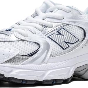 New Balance 530 Baskets mode garçon blanc bleu GR530SB1-0