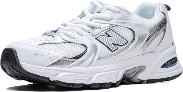 New Balance 530 Baskets mode garçon blanc bleu GR530SB1-0