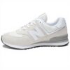 New Balance 574 Sneakers Homme Blanc Confort Respirant