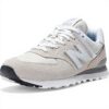 New Balance 574 Sneakers Homme Blanc Confort Respirant