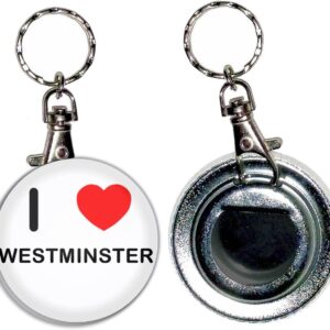 BadgeBeast.co.uk I Love Westminster Keychain Bottle Opener-0