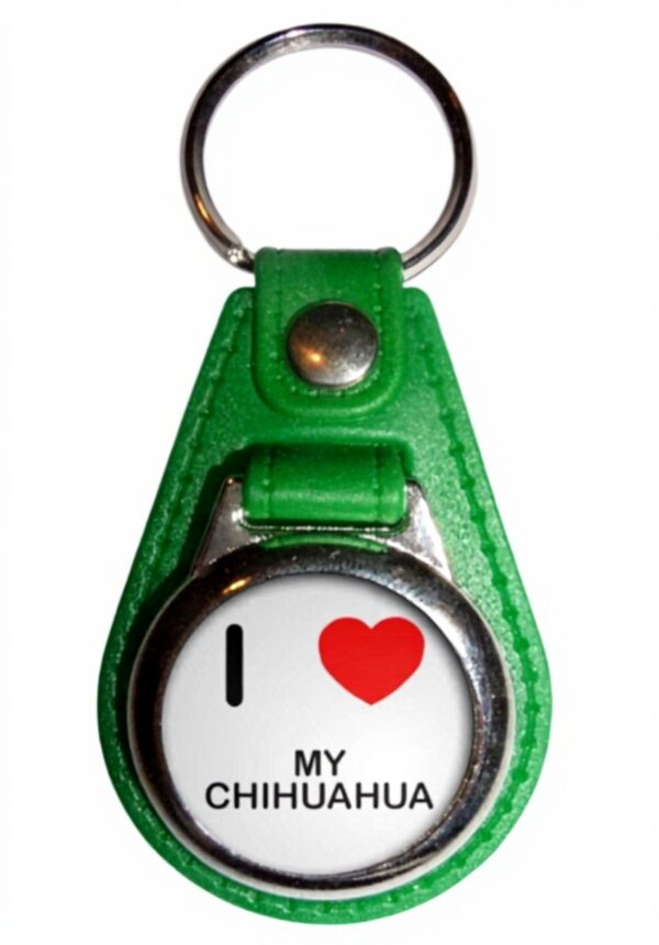 Porte-clés Chihuahua BadgeBeast médaillon plastique couleurs